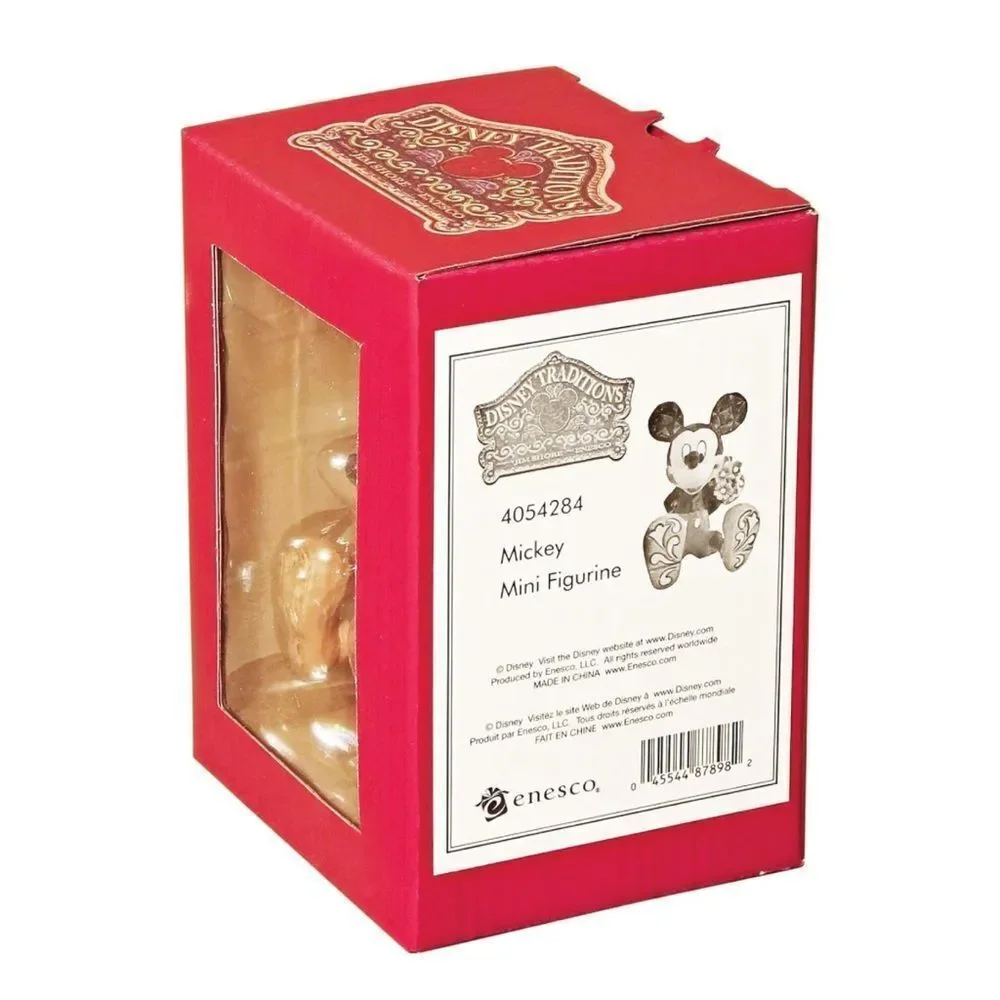 Disney Traditions Mickey Mouse Stone Resin Figurine, 2.75